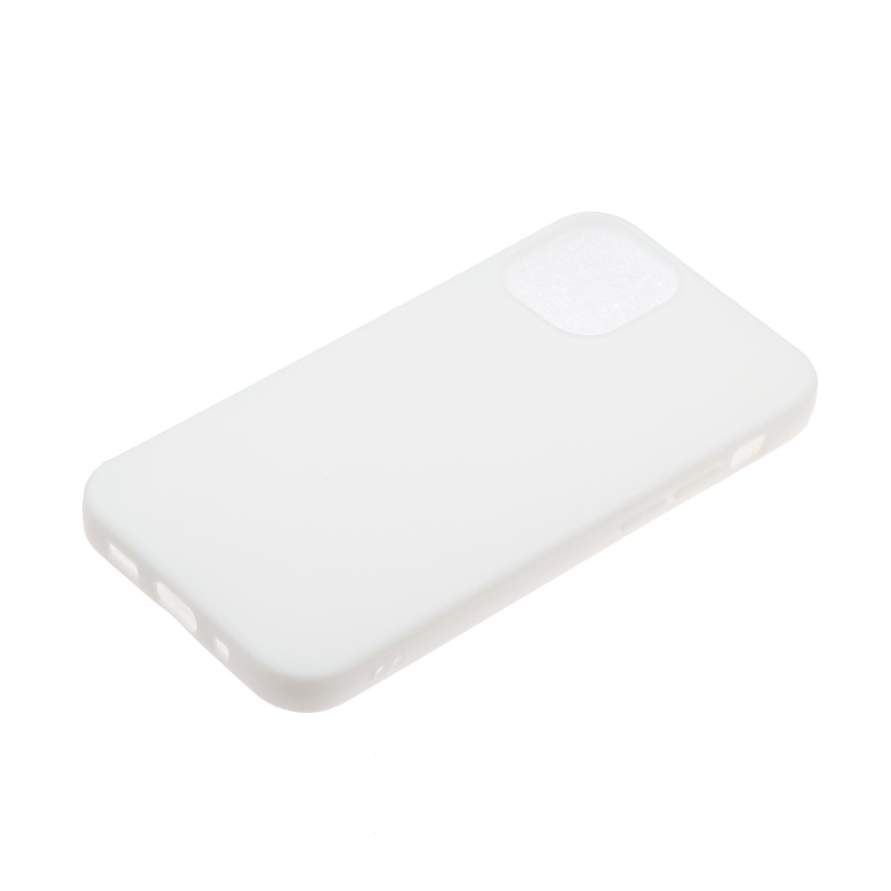  iPhone 12 / 12 Pro - Matt TPU Skal - Vit