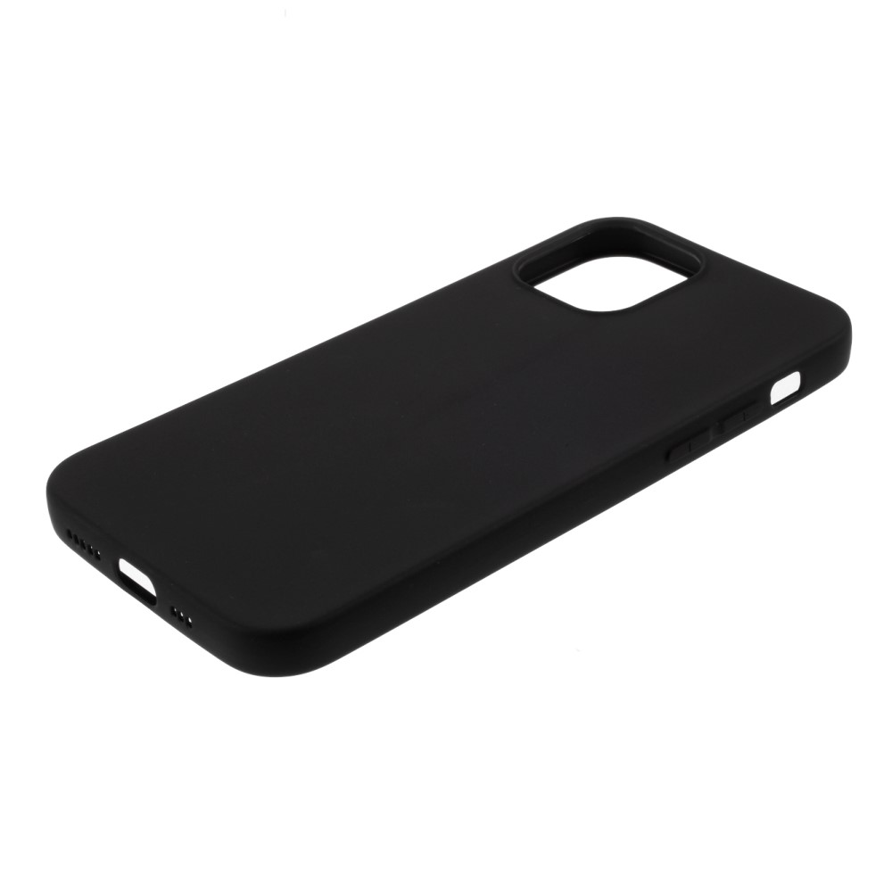  iPhone 12 Mini - Matt TPU Skal - Svart
