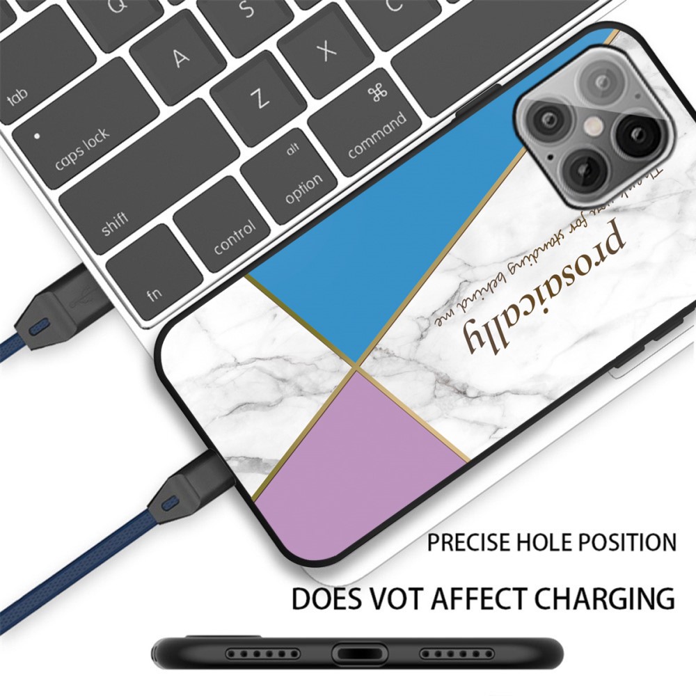 iPhone 12 Mini - Marmor TPU Skal