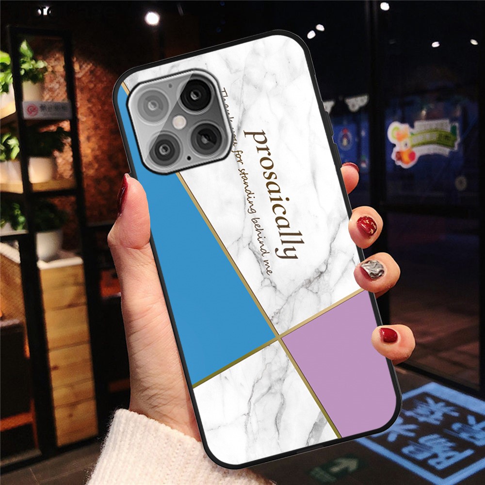  iPhone 12 Mini - Marmor TPU Skal