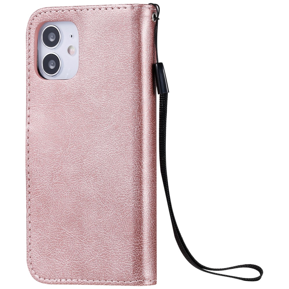  iPhone 12 Mini - Plånboksfodral - Roséguld