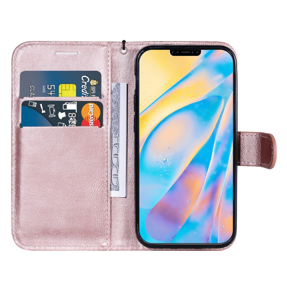  iPhone 12 Mini - Plånboksfodral - Roséguld