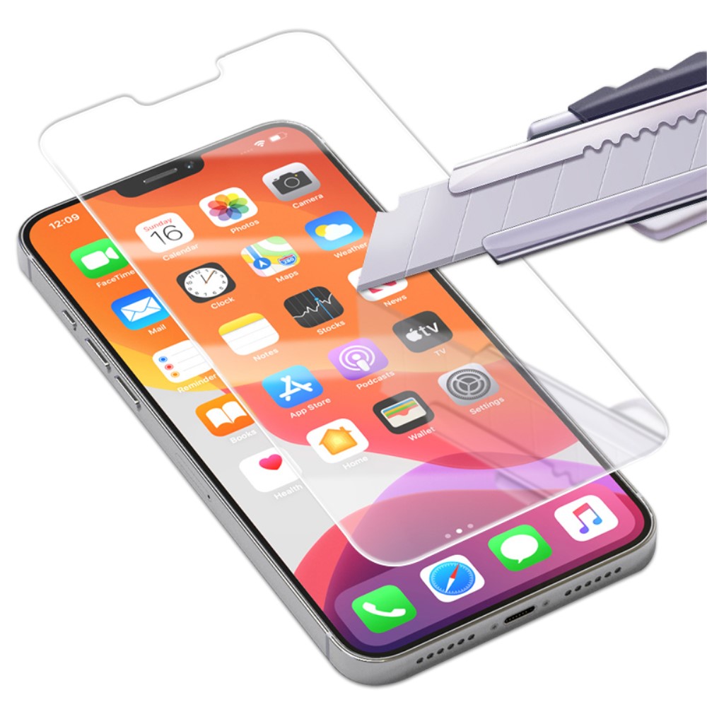  iPhone 12 Mini - AMORUS Skärmskydd Härdat Glas