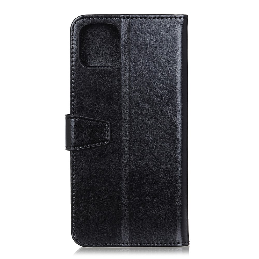  iPhone 12 Pro Max - Crazy Horse Fodral - Svart