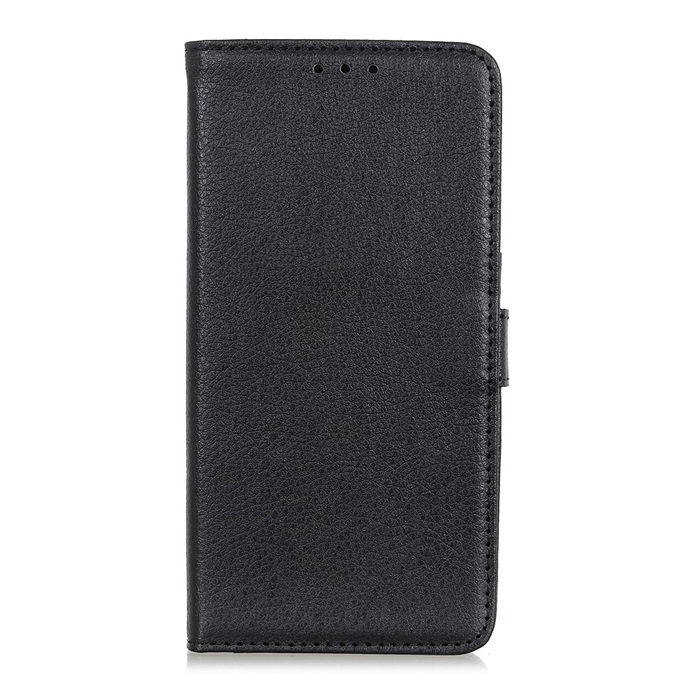  iPhone 12 Pro Max - Litchi Fodral - Svart
