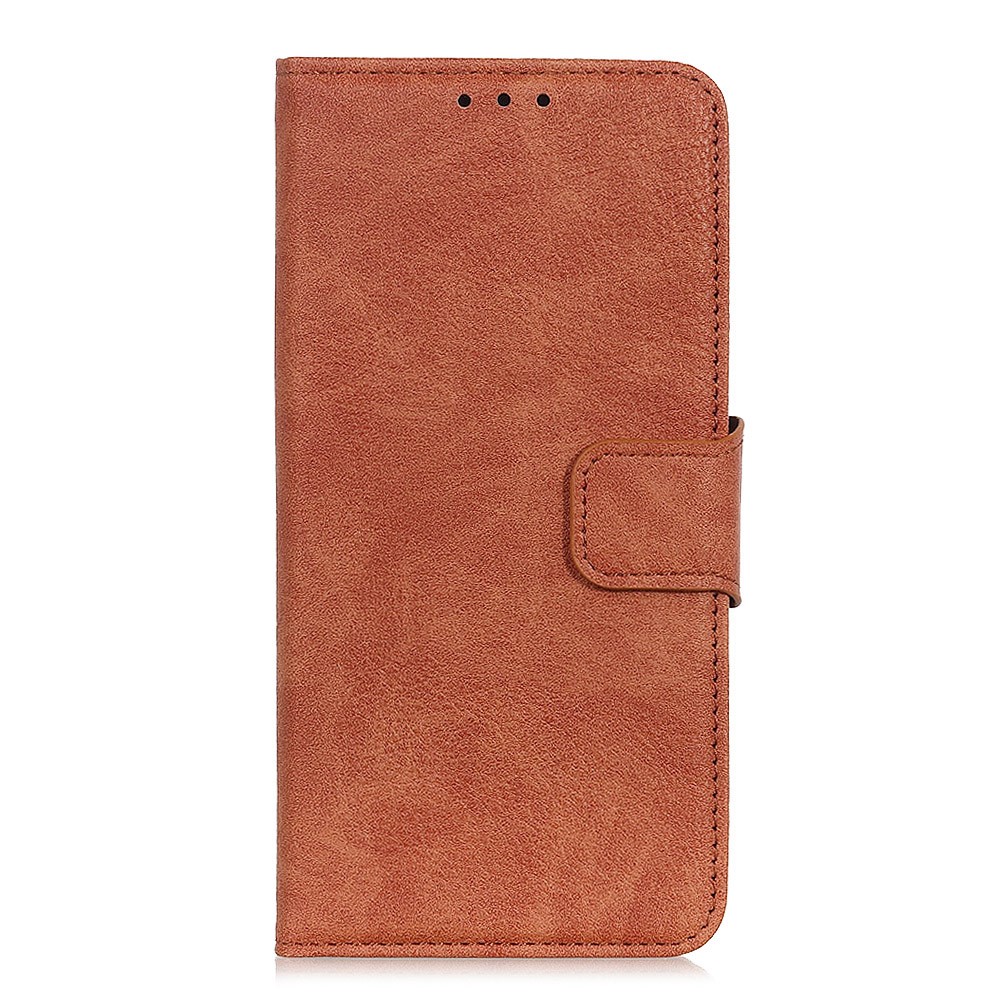  iPhone 12 Pro Max - Litchi Fodral - Brun
