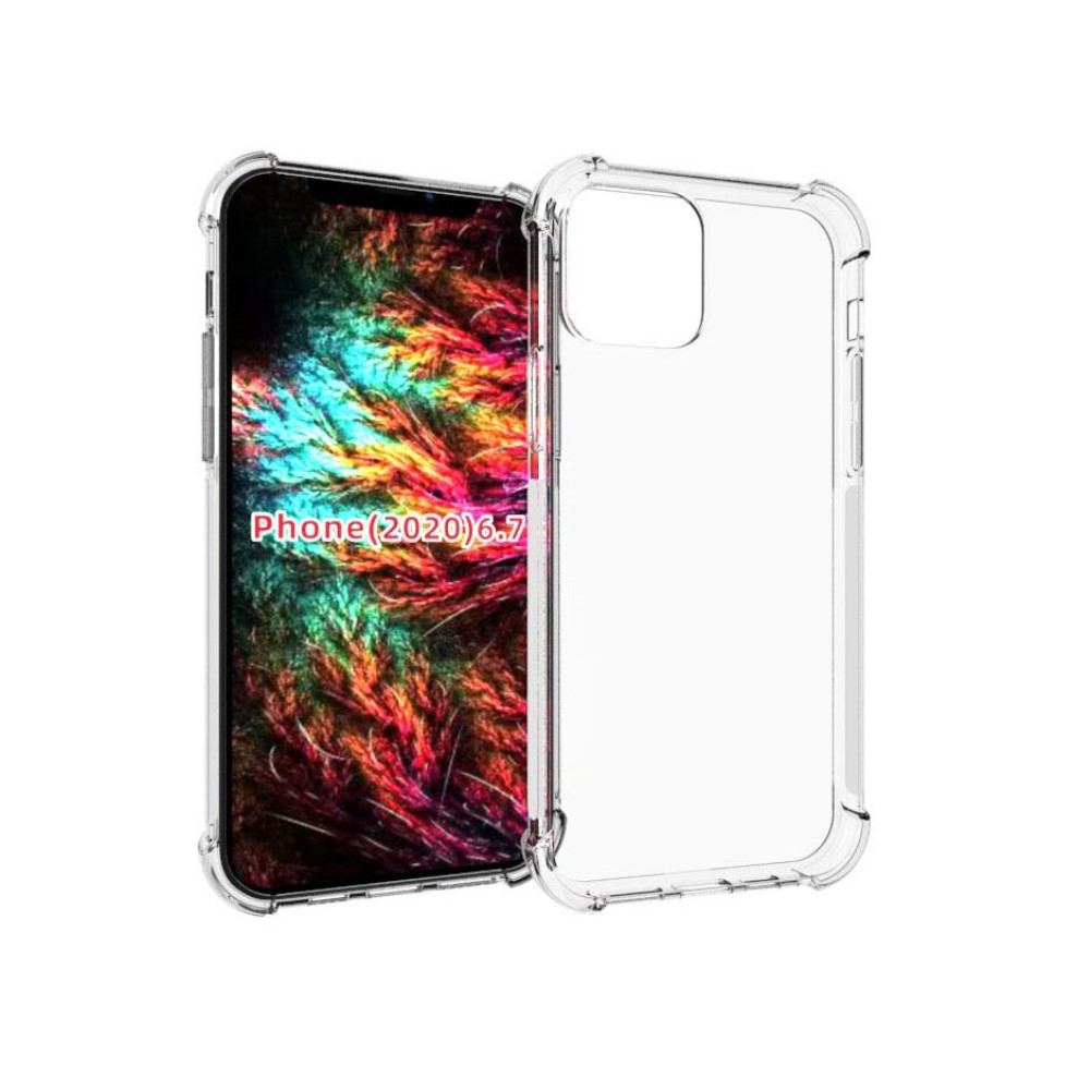  iPhone 12 Pro Max - Shockproof Transparent TPU Skal