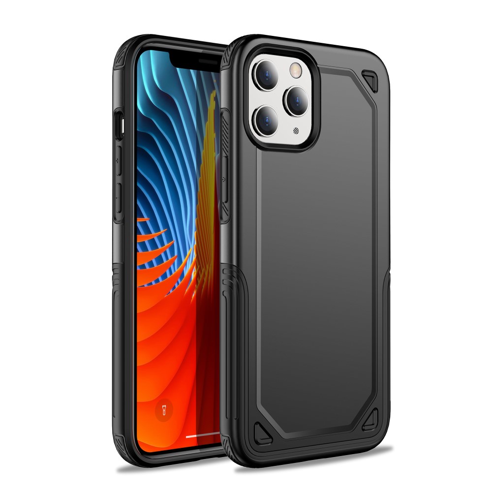  iPhone 12 Pro Max - Armor Hybrid Skal - Svart