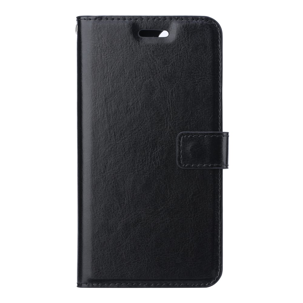  iPhone 12 Pro Max - Crazy Horse Fodral - Svart