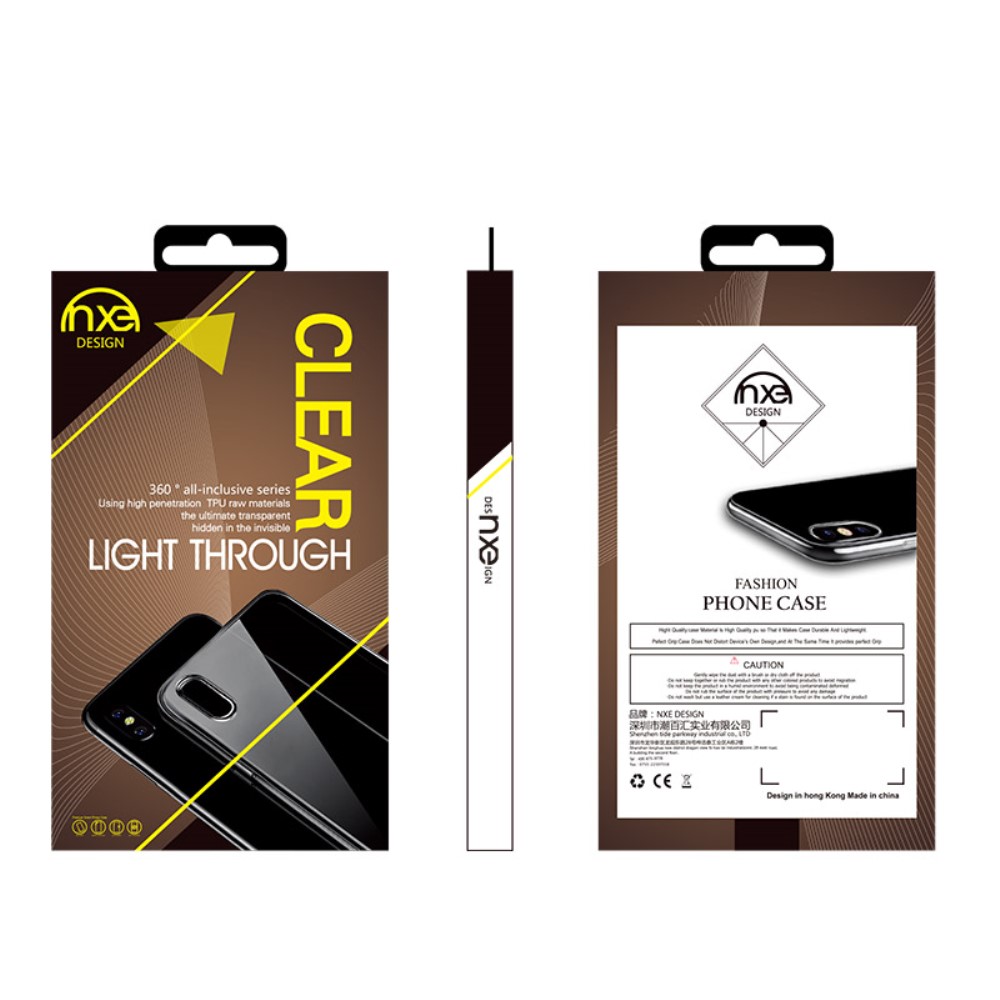 NXE iPhone 12 Pro Max - NXE Transparent TPU Skal