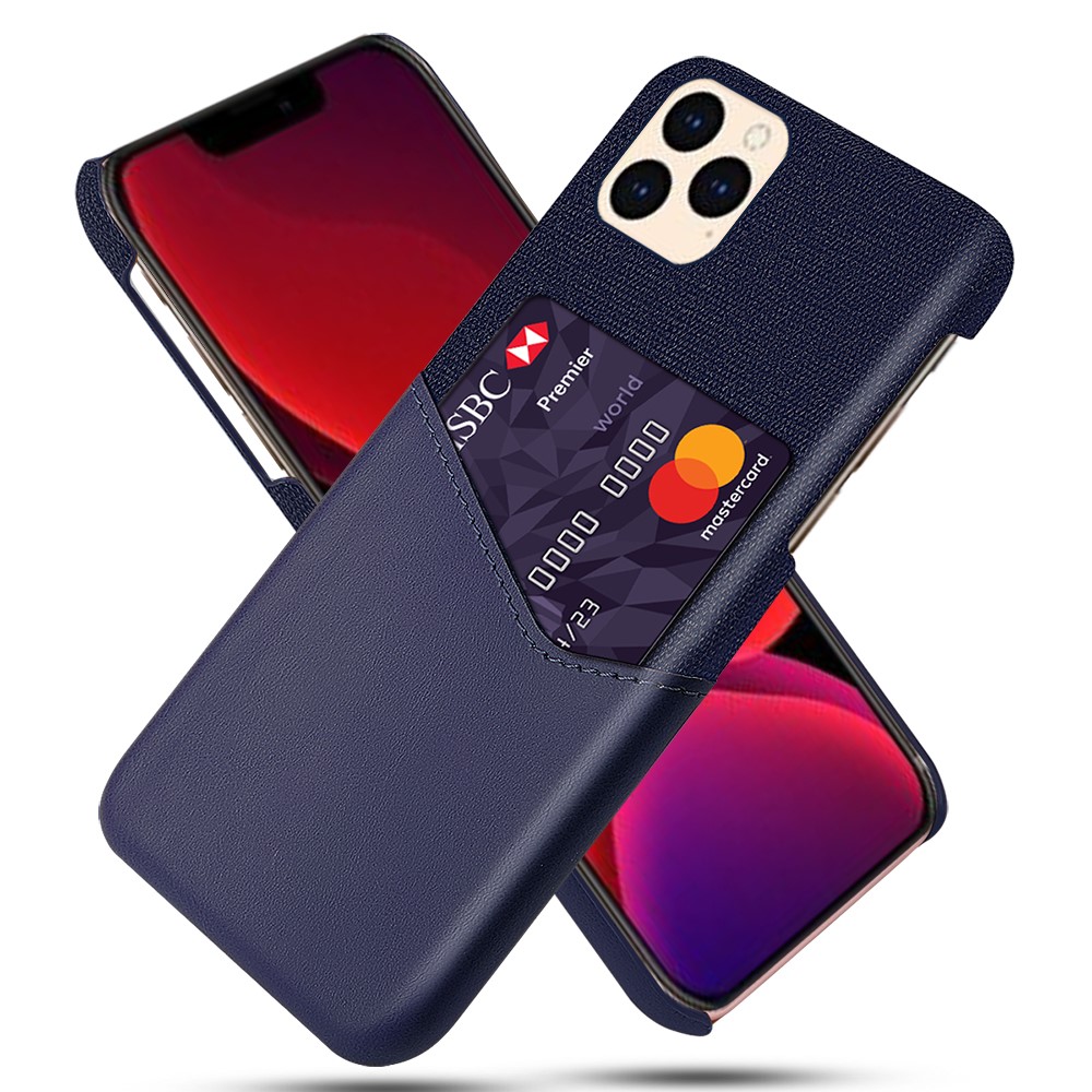 KSQ iPhone 12 Pro Max - KSQ Skal Med Kortfack - Blå