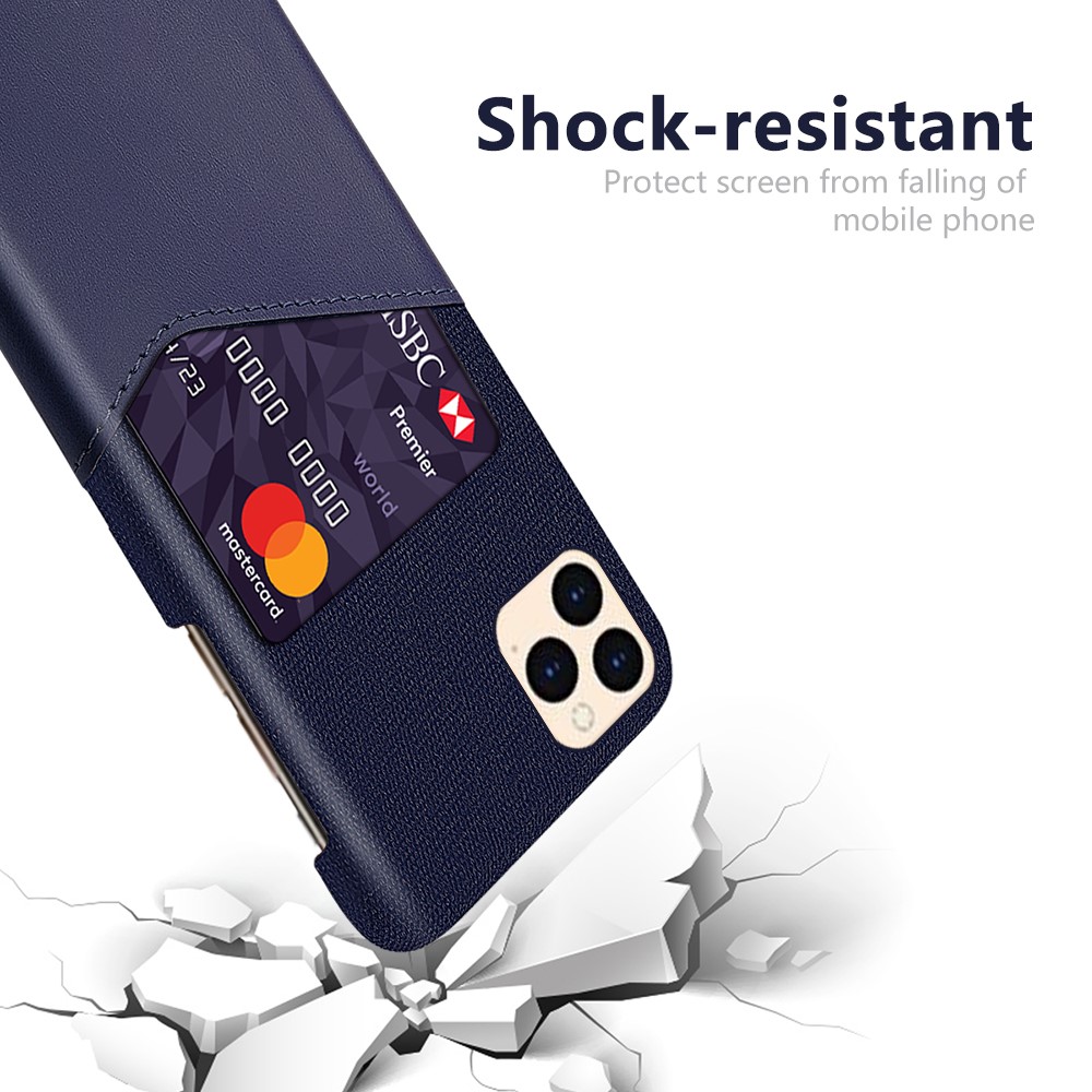 KSQ iPhone 12 Pro Max - KSQ Skal Med Kortfack - Blå