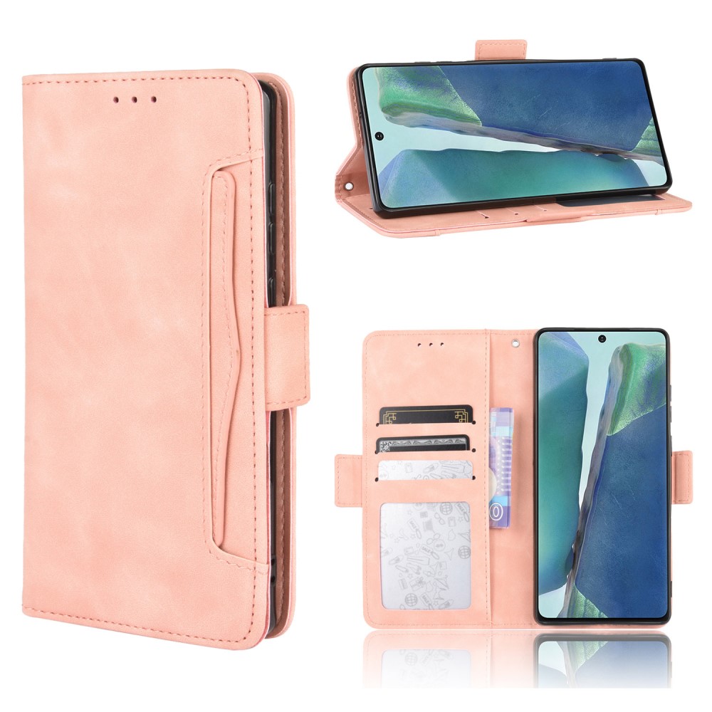  Samsung Galaxy S20 FE - Fodral Med Avtagbart Kortfodral - Ljus Rosa
