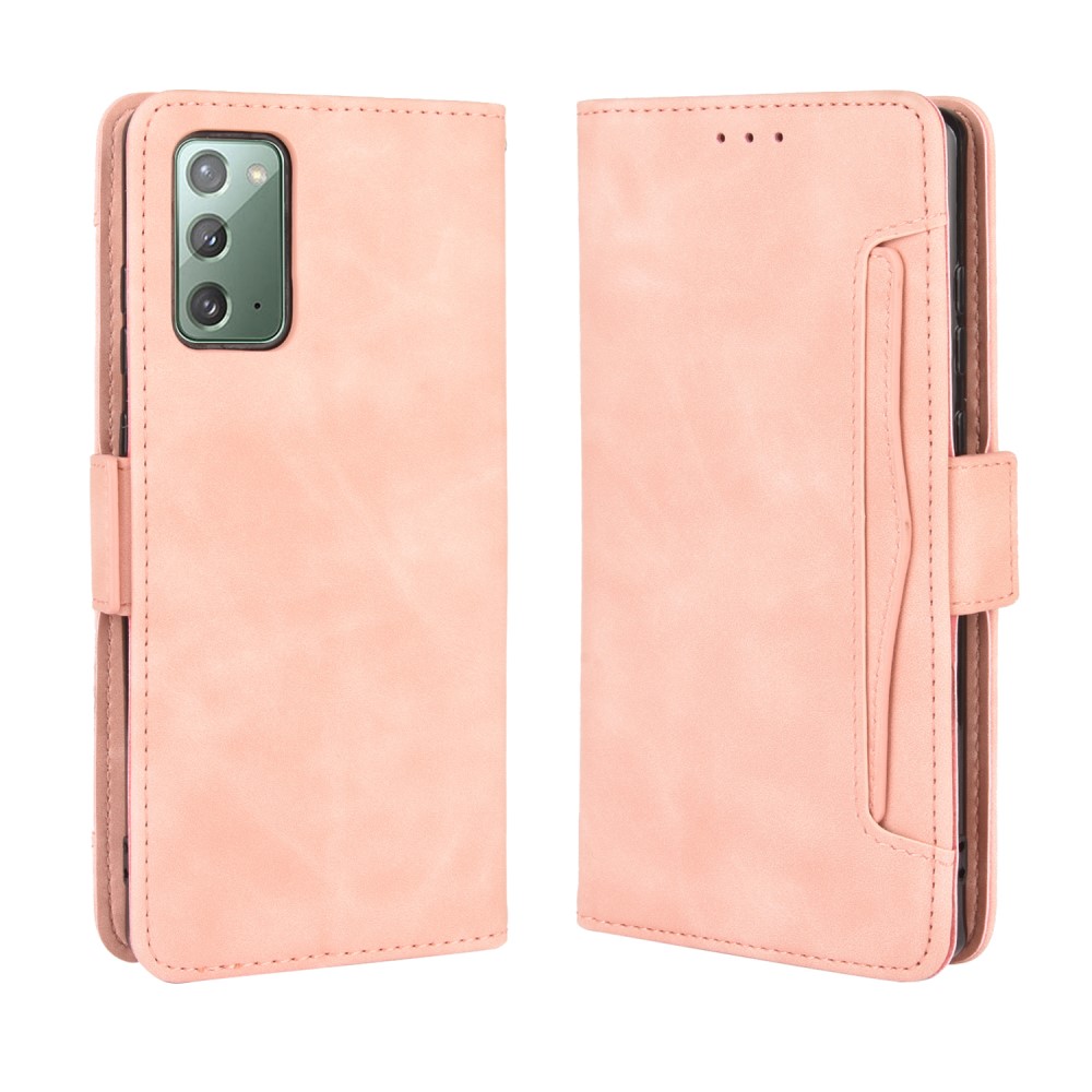  Samsung Galaxy S20 FE - Fodral Med Avtagbart Kortfodral - Ljus Rosa