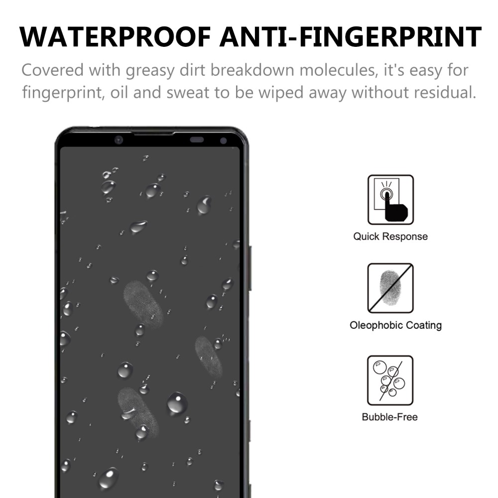  Sony Xperia 5 II - Heltäckande Skärmskydd I Härdat Glas