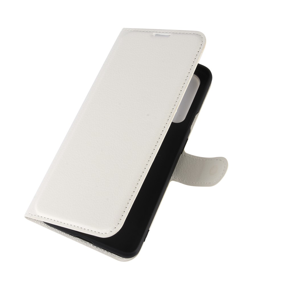  OnePlus Nord - Litchi Fodral - Vit