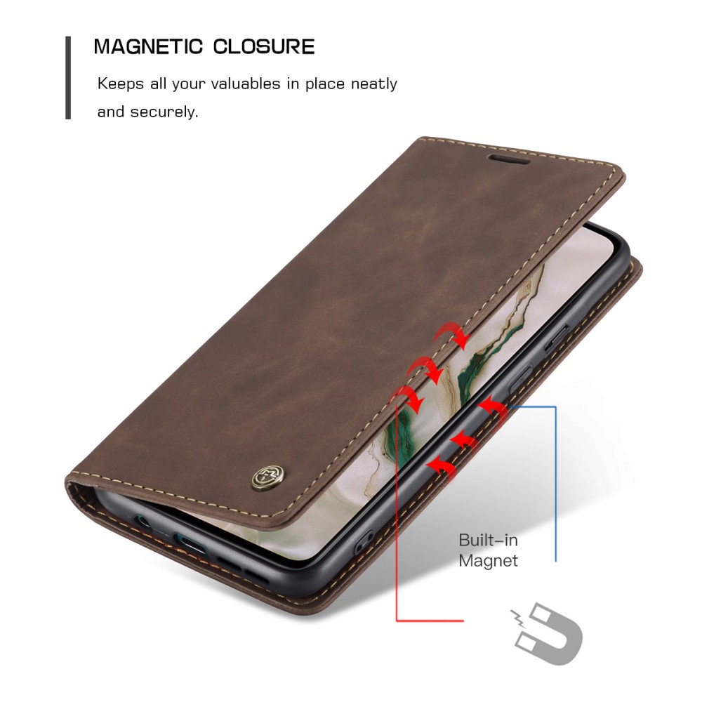 CASEME OnePlus Nord - CASEME Vintage Fodral - Brun