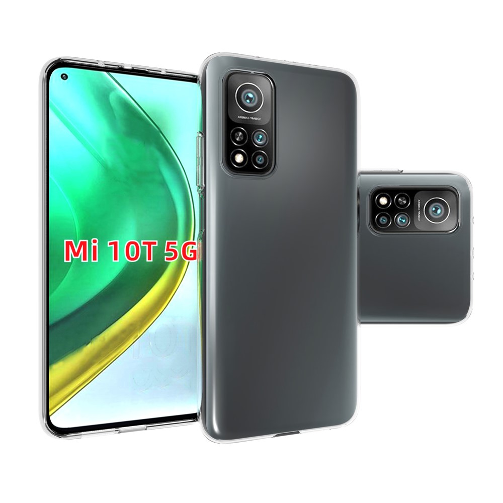  Xiaomi Mi 10T / 10T Pro - Transparent TPU Skal