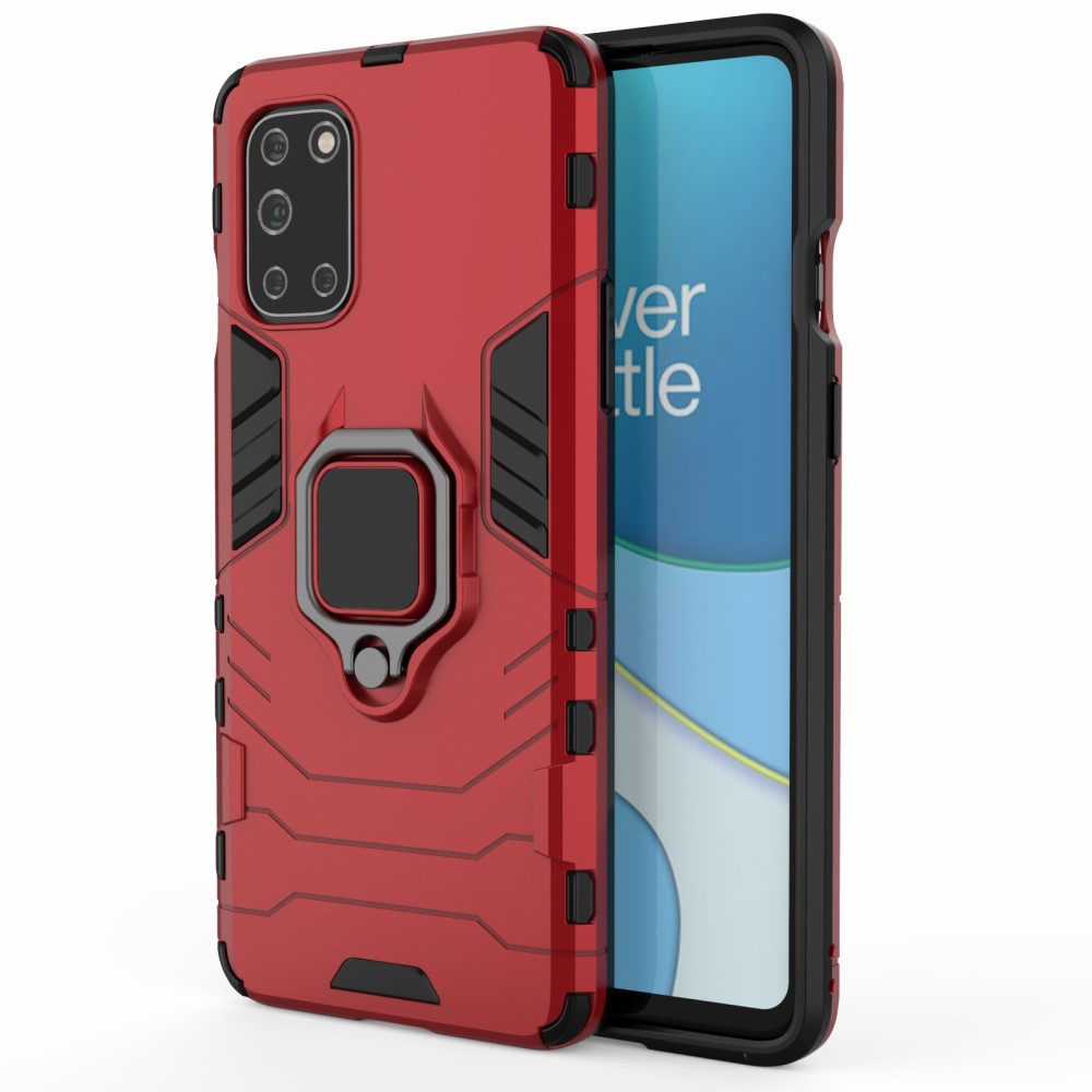 OnePlus 8T / 8T+ - Hybrid Ring Skal - Röd