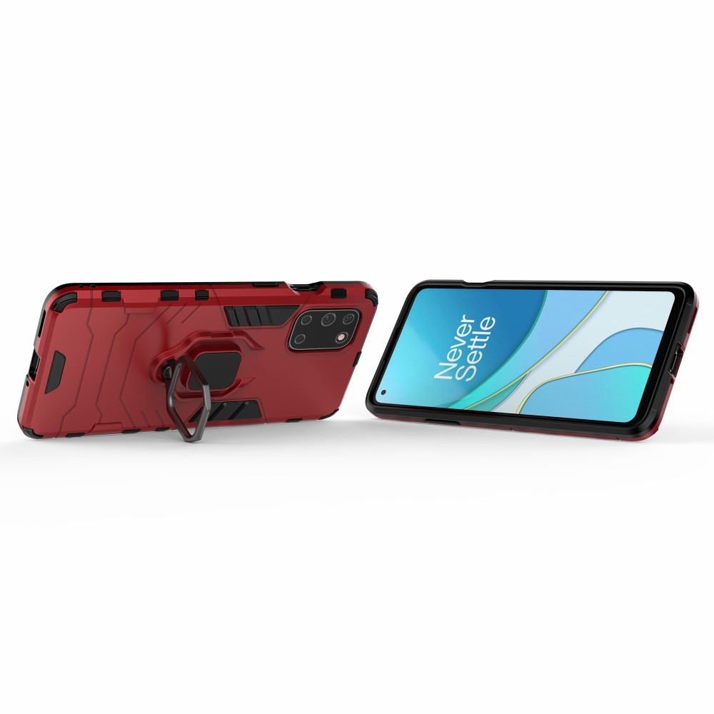  OnePlus 8T / 8T+ - Hybrid Ring Skal - Röd