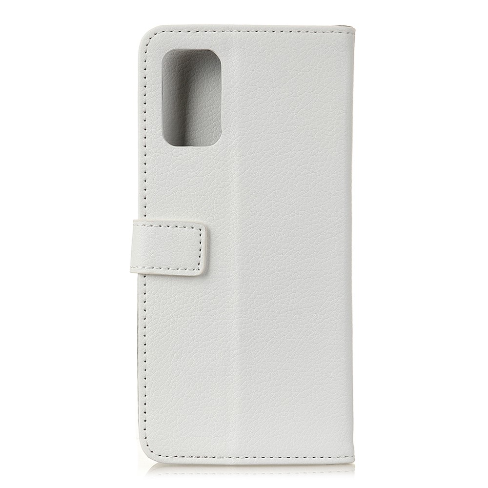  OnePlus 8T / 8T+ - Litchi Läder Fodral - Vit