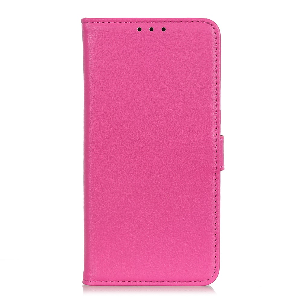  OnePlus 8T / 8T+ - Litchi Läder Fodral - Rosa
