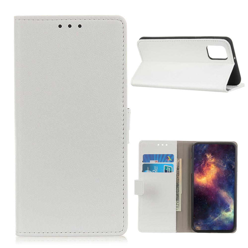  OnePlus 8T / 8T+ - Läder Fodral - Vit