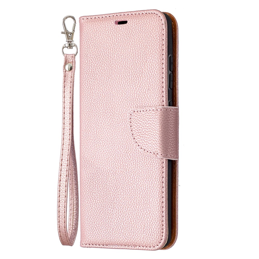  Samsung Galaxy S20 FE - Litchi Fodral - Roséguld