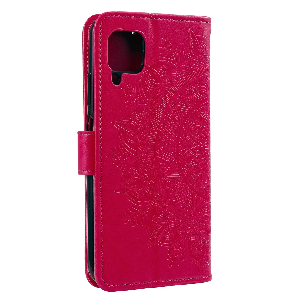  Samsung Galaxy A42 - Mandala Läder Fodral - Rosa