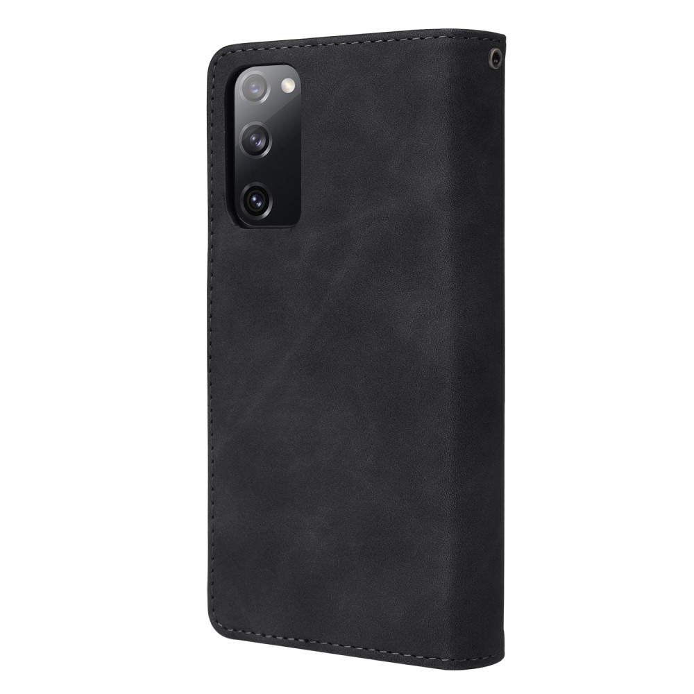  Samsung Galaxy S20 FE - Multifunktionellt Plånboksfodral - Svart