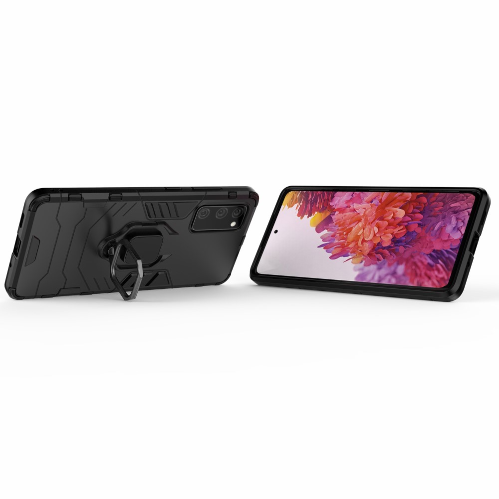  Samsung Galaxy S20 FE - Hybrid Ring Skal - Svart
