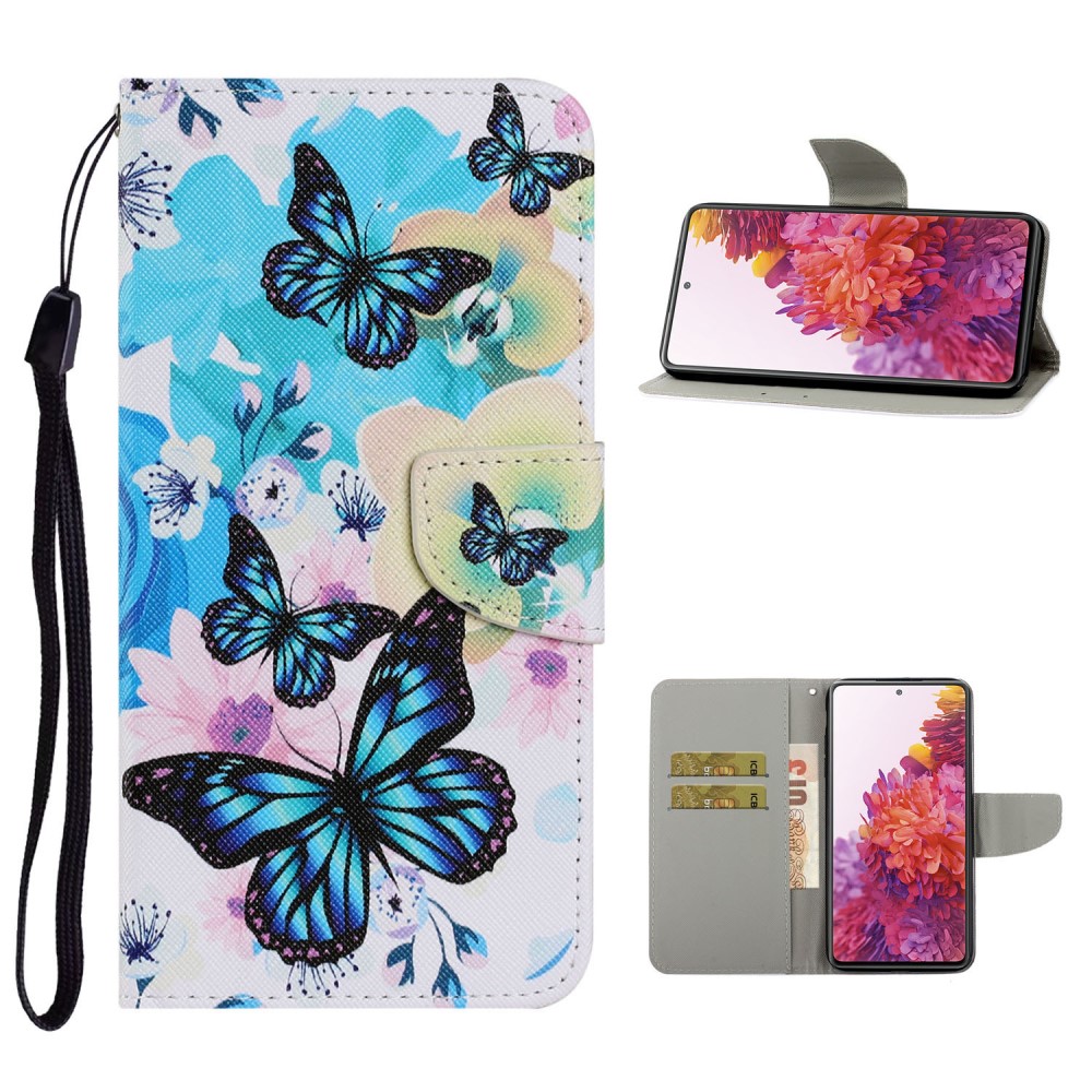  Samsung Galaxy S20 FE - Plånboksfodral - Fjärilar
