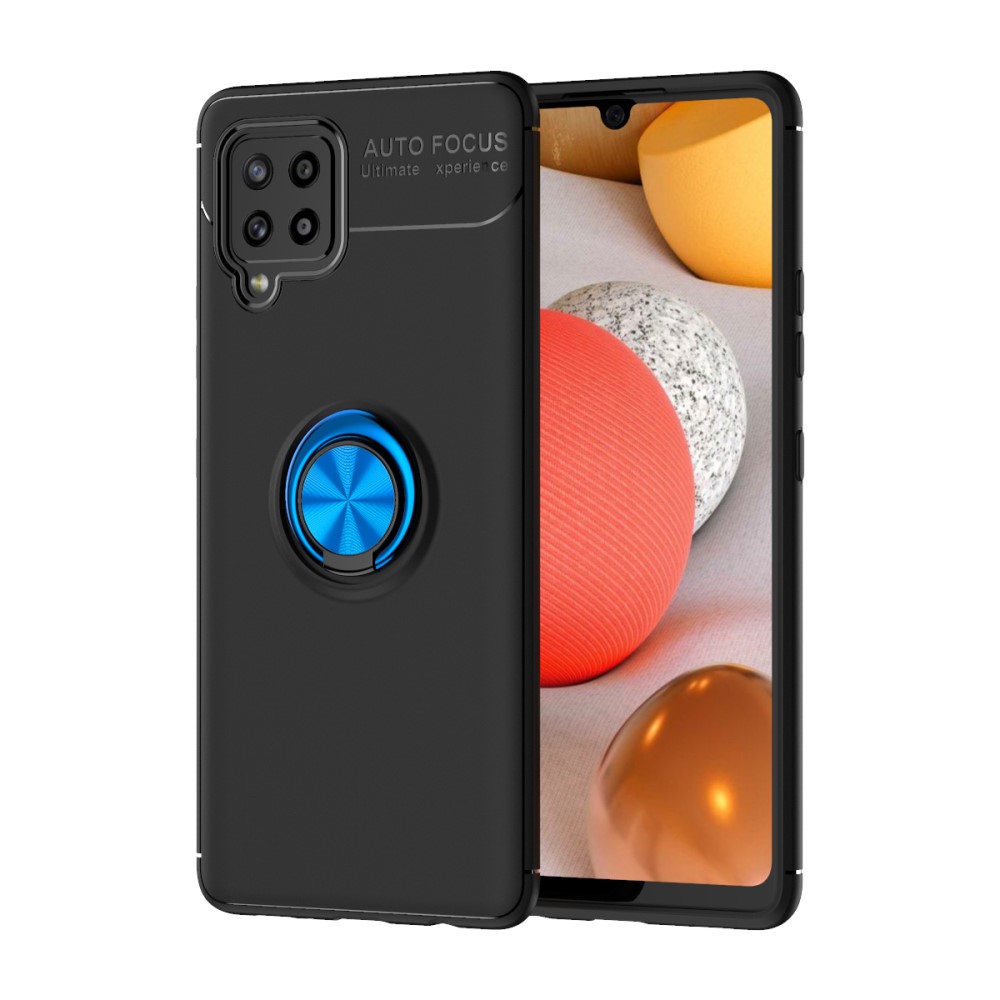  Samsung Galaxy A42 - Ring Skal - Svart/Blå