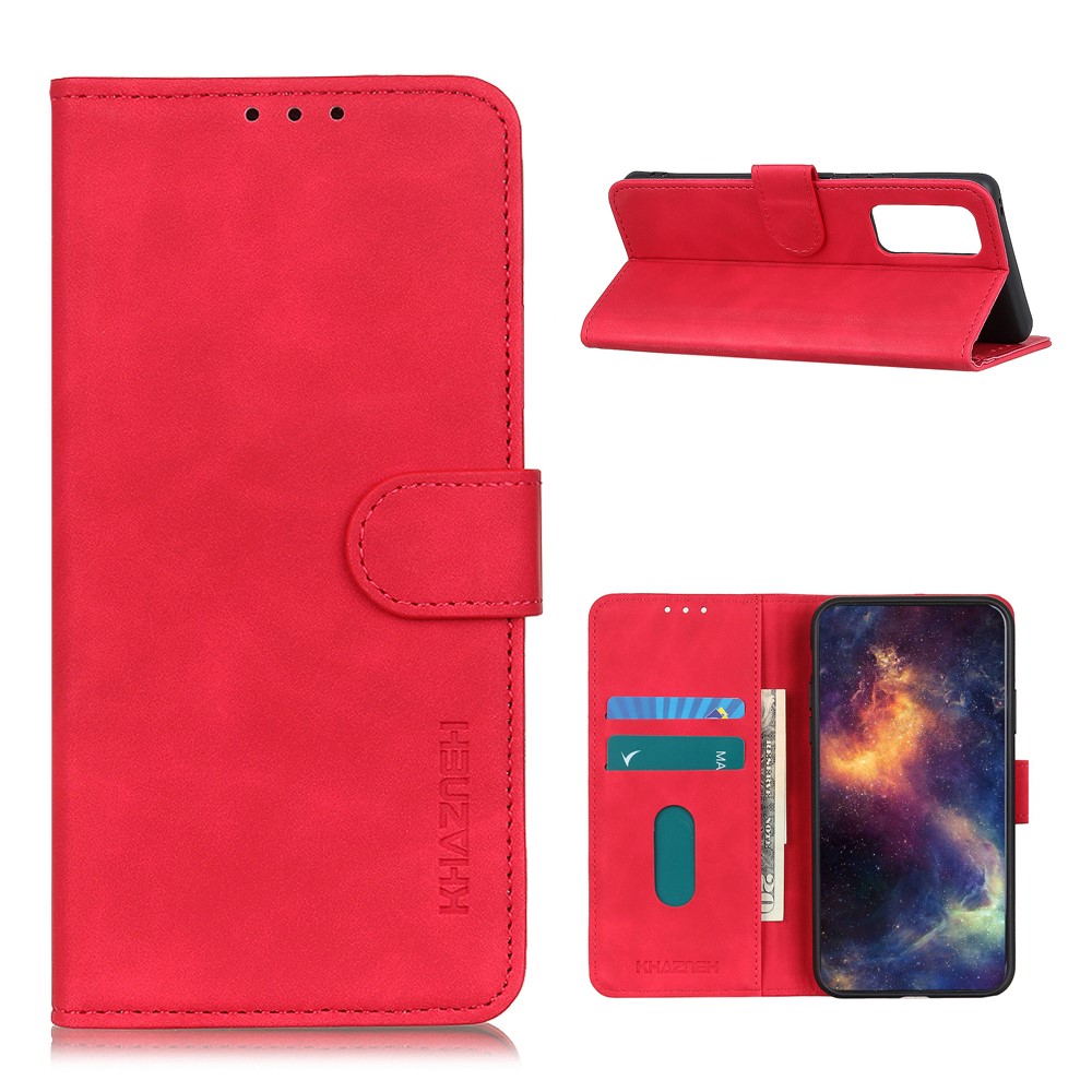 KHAZNEH Huawei P Smart (2021) - KHAZNEH Retro Fodral - Röd