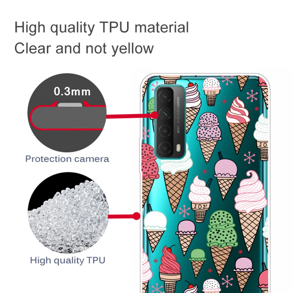  Huawei P Smart (2021) - Skal Med Tryck - Glass Sorter