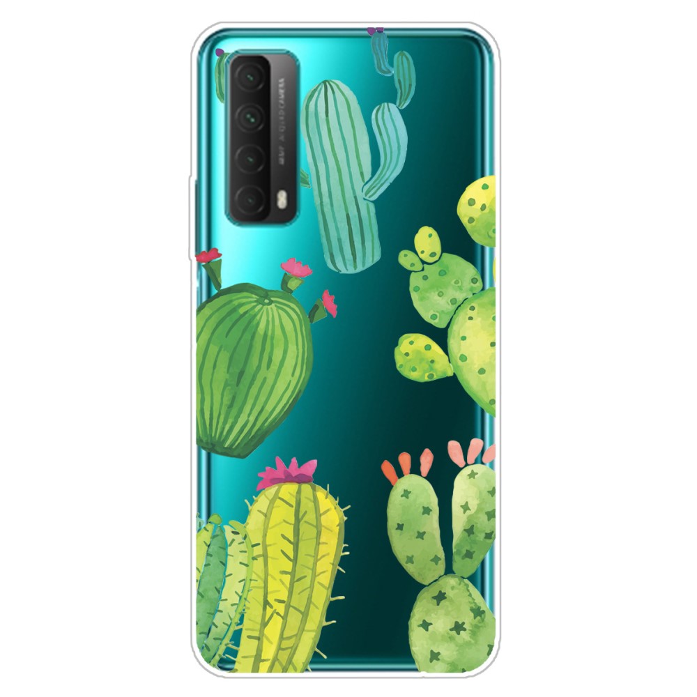  Huawei P Smart (2021) - Skal Med Tryck - Cactus
