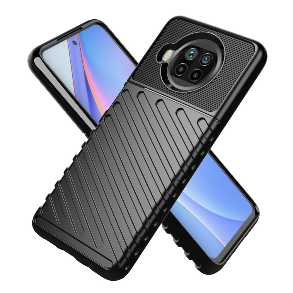  Xiaomi Mi 10T Lite 5G - Twill Textur Skal - Svart