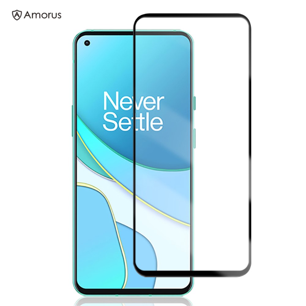 AMORUS OnePlus 8T / 8T+ - AMORUS Heltäckande Skärmskydd I Härdat Glas