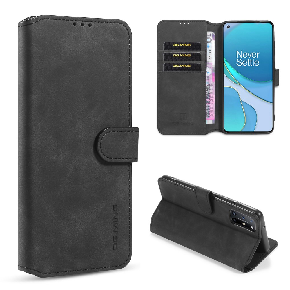 DG.MING OnePlus 8T / 8T+ - DG.MING Retro Fodral - Svart