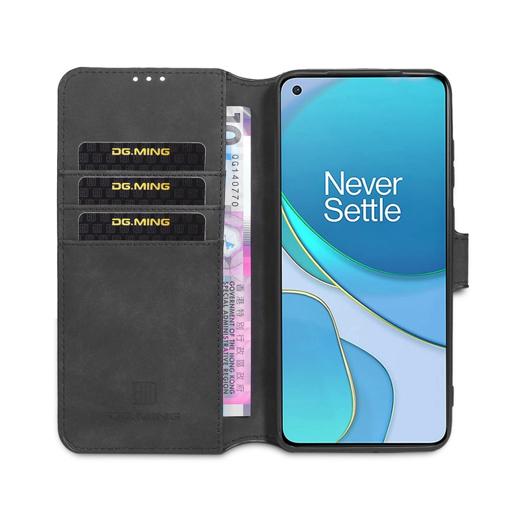 DG.MING OnePlus 8T / 8T+ - DG.MING Retro Fodral - Svart