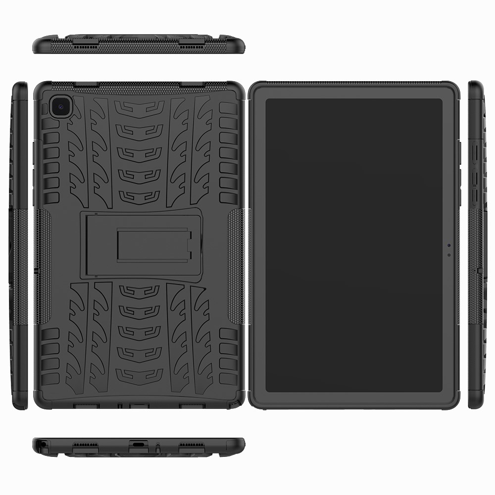  Samsung Galaxy Tab A7 10.4 Skal Rugged Kickstand Armor Svart