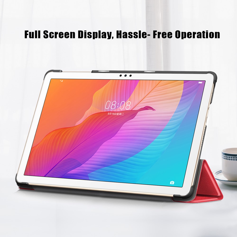  Huawei MatePad T 10 / T 10s - Tri-Fold Fodral - Röd