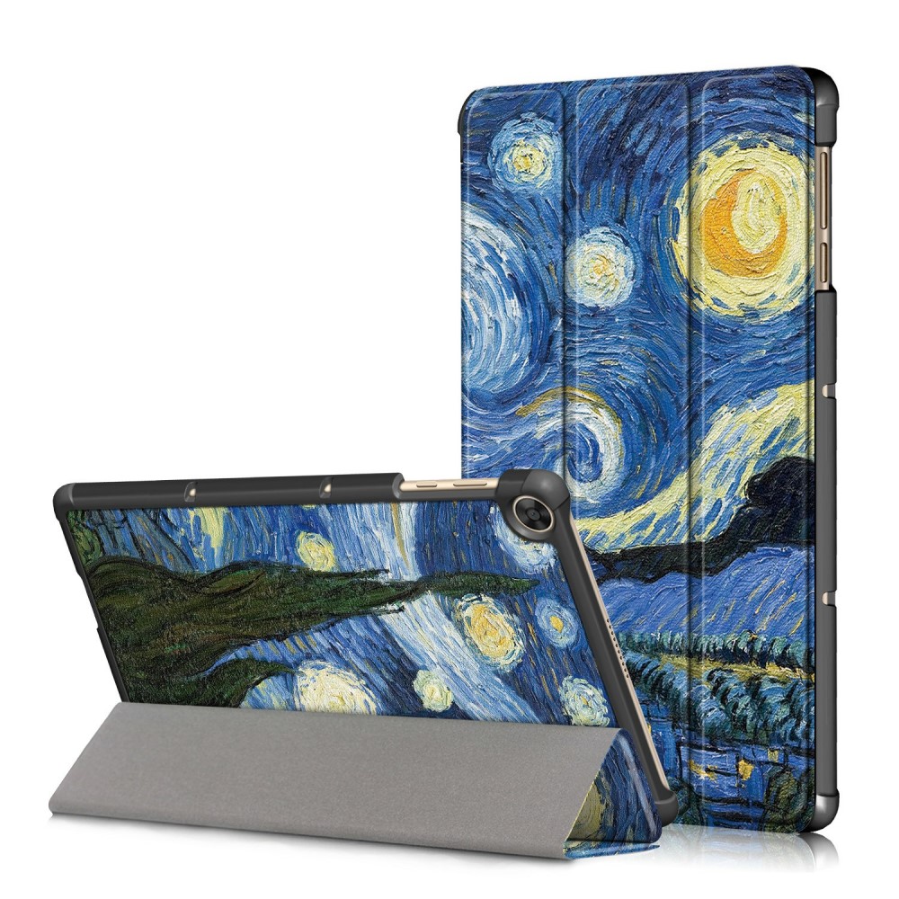  Huawei MatePad T 10 / T 10s - Tri-Fold Fodral - Brush Painting