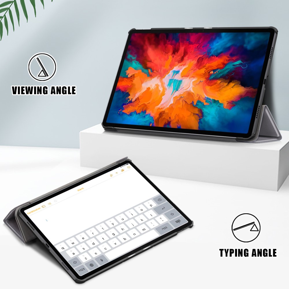  Lenovo Tab P11 Pro - Tri-Fold Fodral - Grå