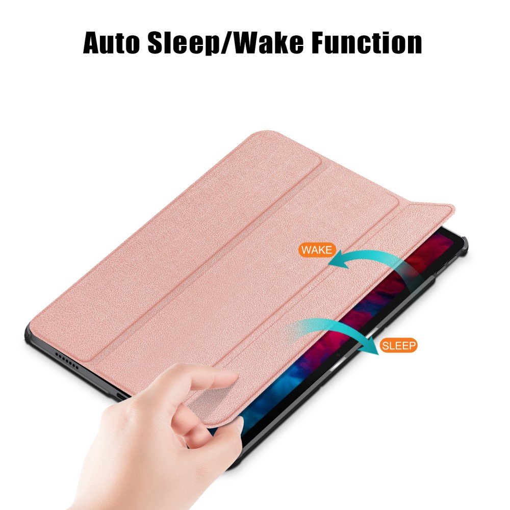  Lenovo Tab P11 Pro - Tri-Fold Fodral - Roséguld