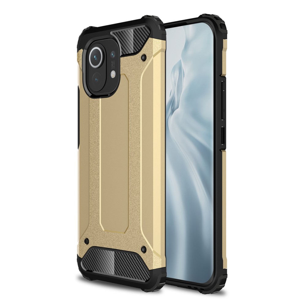  Xiaomi Mi 11 - Armor Hybrid Skal - Guld