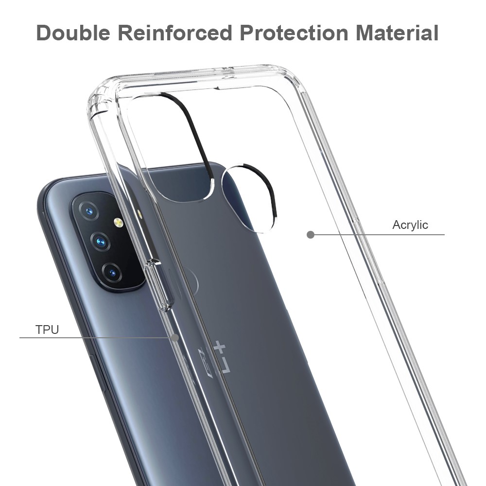  OnePlus Nord N100 - Transparent Akryl/TPU Skal