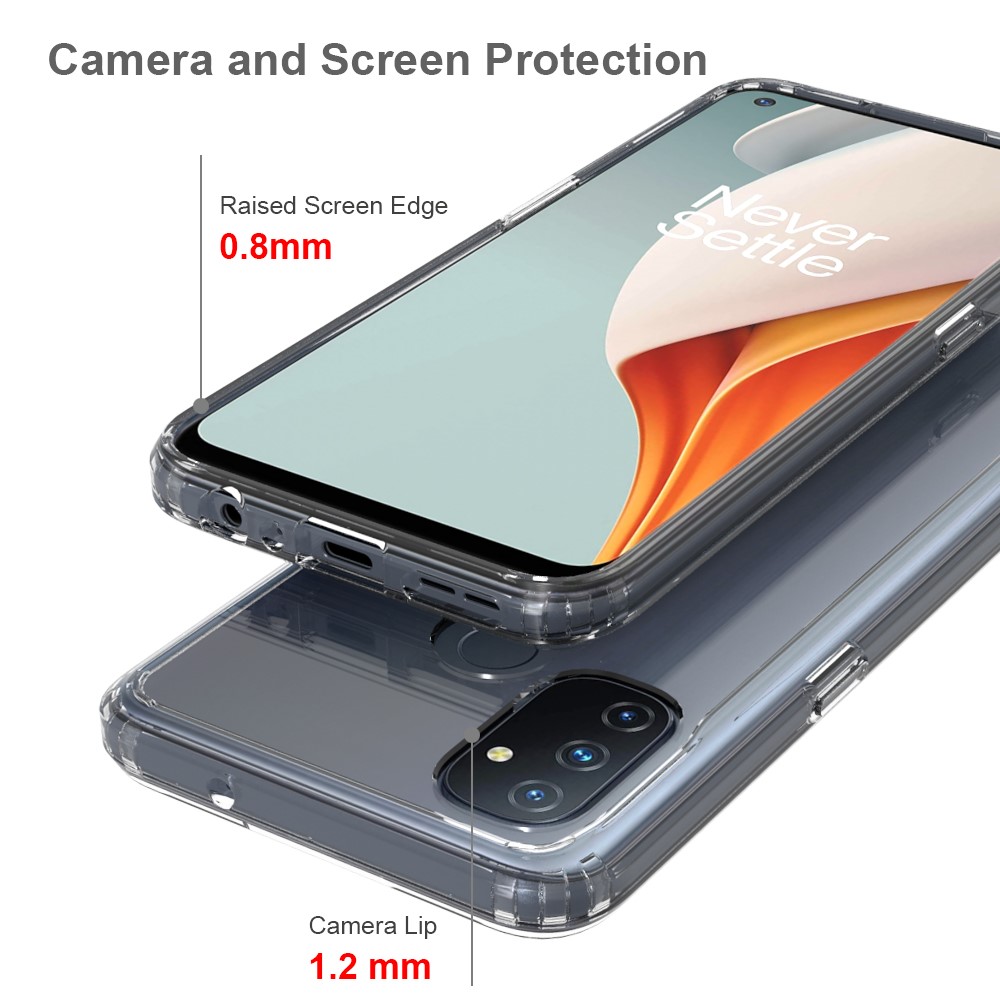  OnePlus Nord N100 - Transparent Akryl/TPU Skal