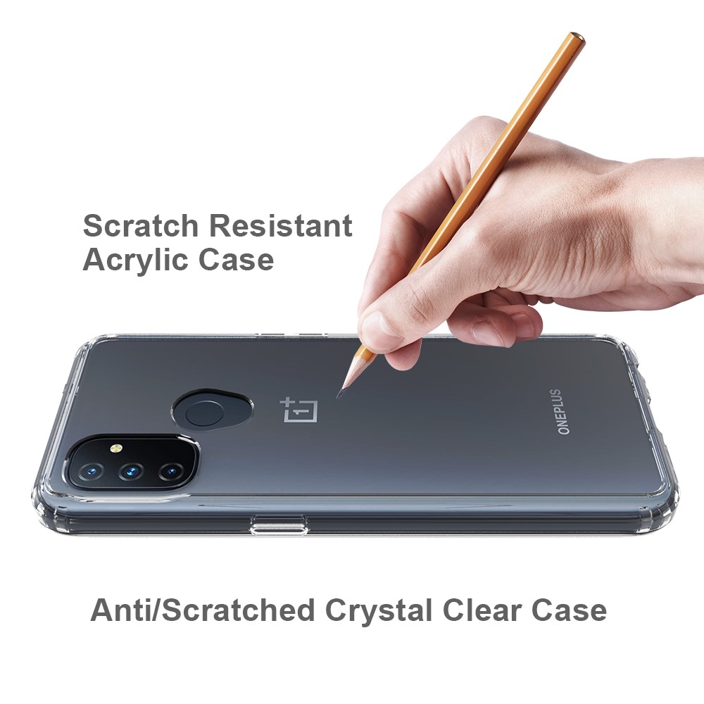  OnePlus Nord N100 - Transparent Akryl/TPU Skal