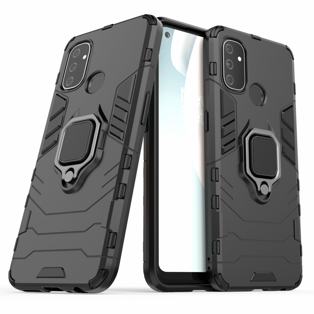 OnePlus Nord N100 - Hybrid Ring Skal - Svart